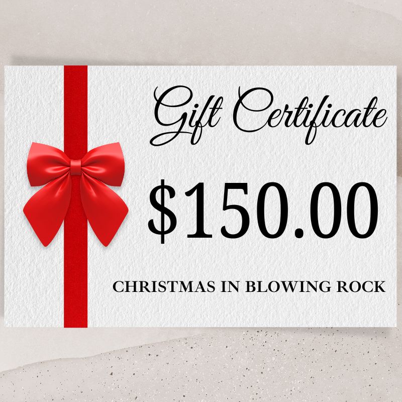 $150 Gift Certificate